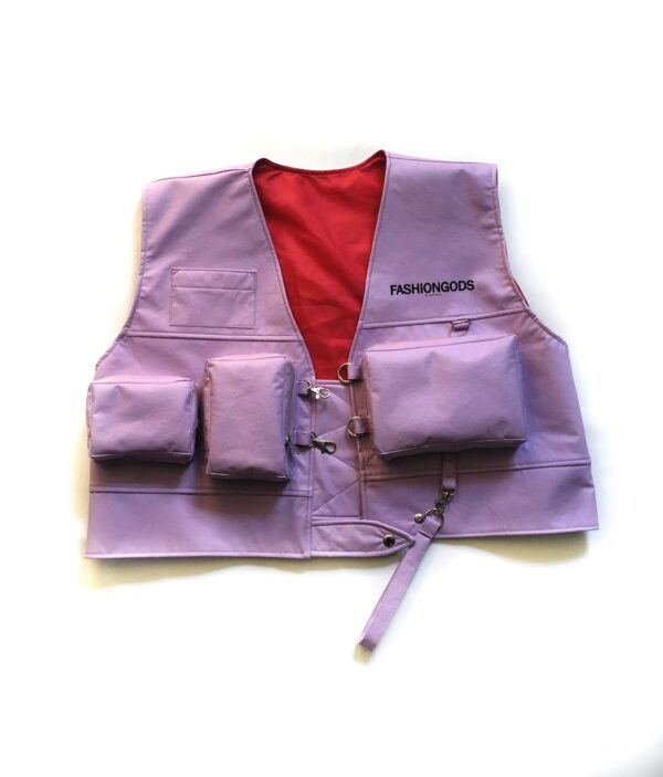 FashionGods Multi- Pocket Sleeveless Jacket
